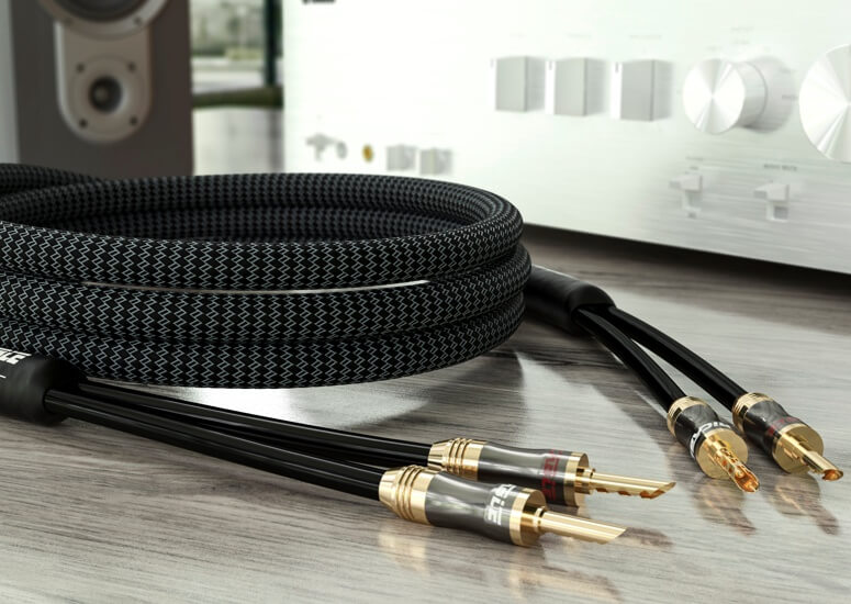 INVICTUS REFERENCIA DE ALTAVOCES - Cable de audio de alta gama para  Altavoces apantallado para altavoces acústicos de alta fidelidad con  reducción de