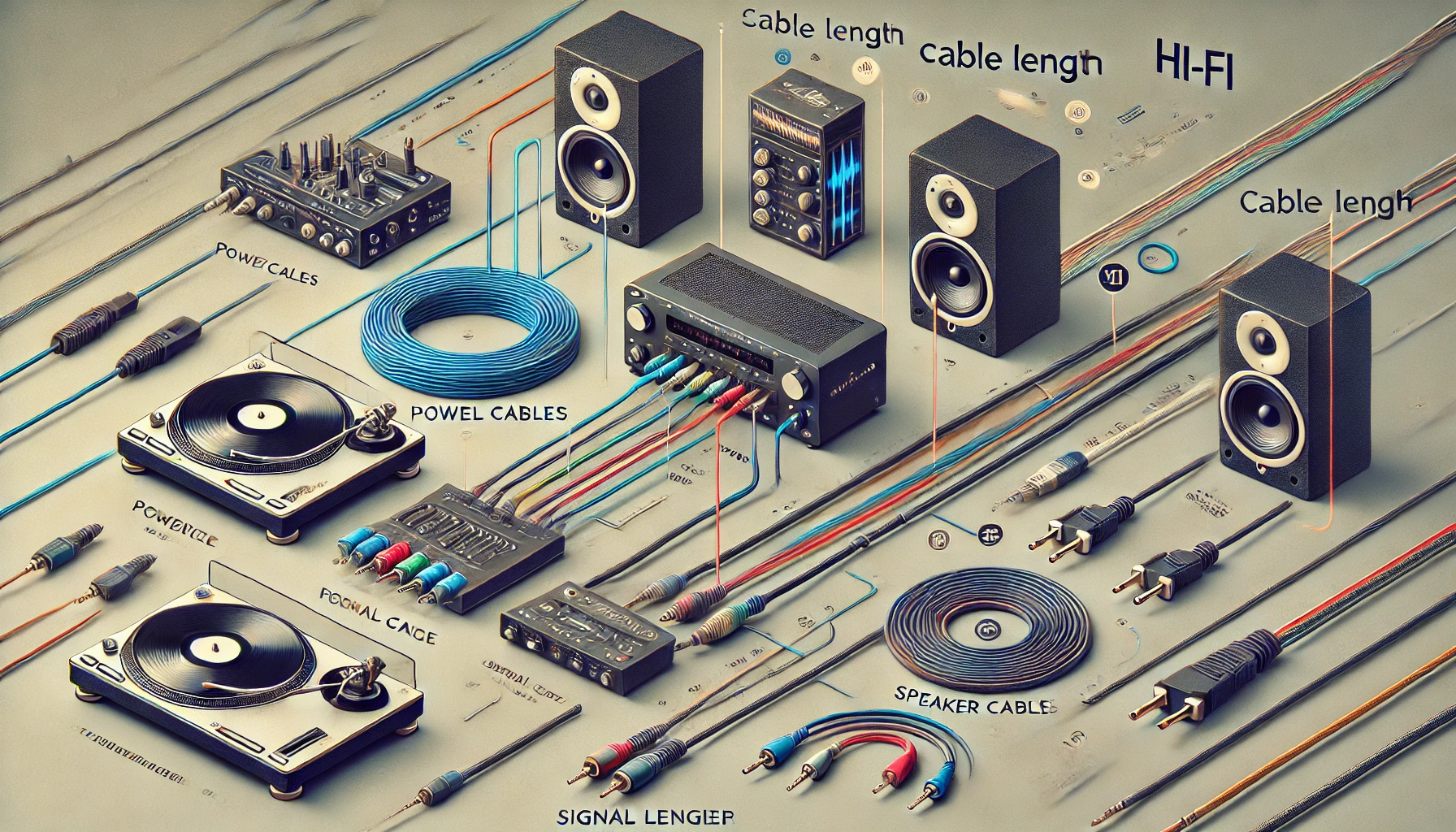 Lunghezza cavi Hi-Fi