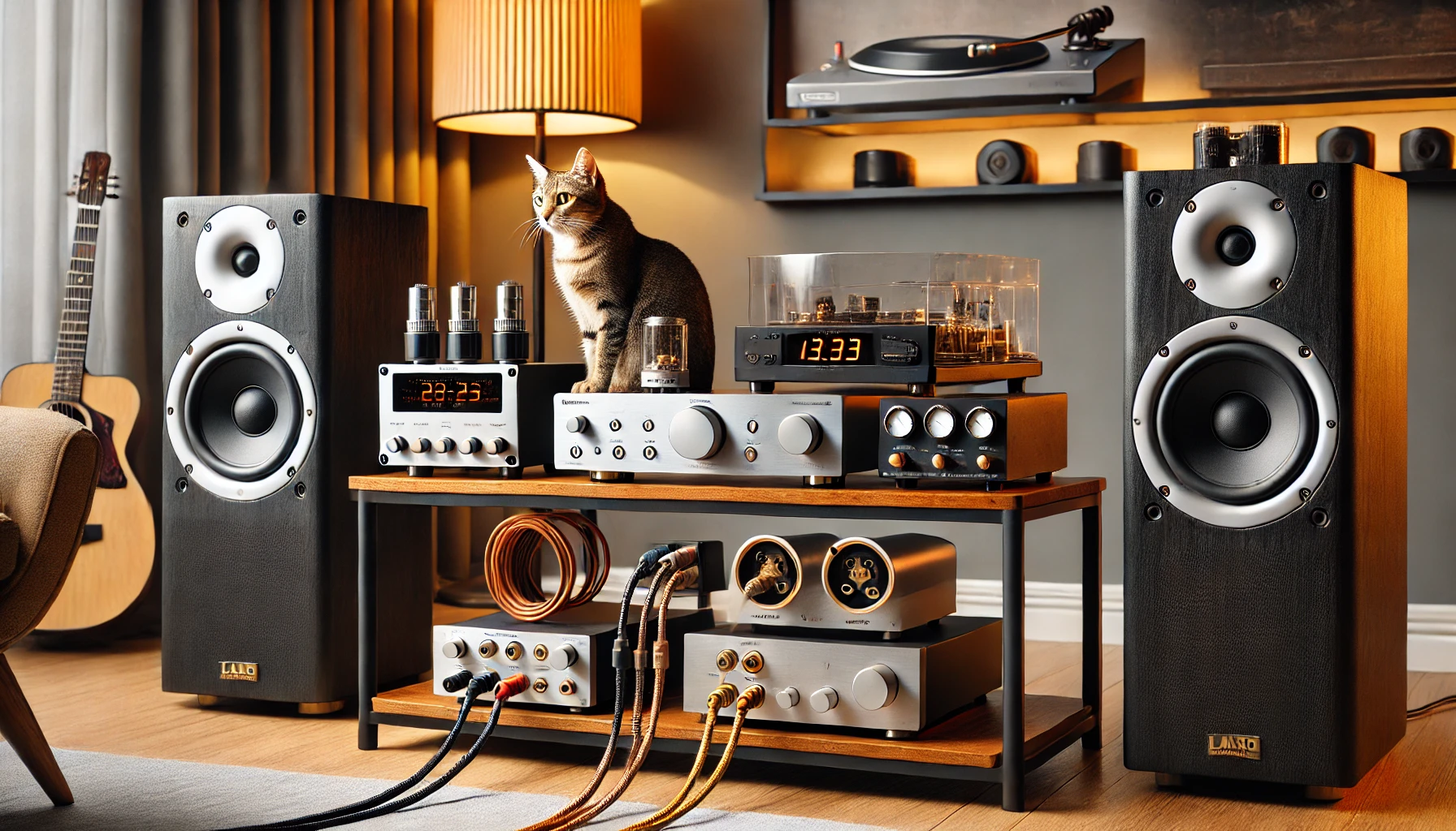 impianto hifi dac con gatto